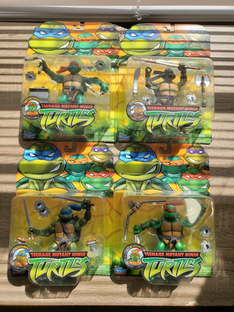 SEALED! Playmates Teenage Mutant Ninja Turtles 2003 Retro Reissue
