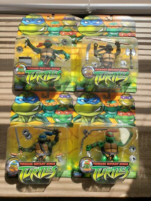 SEALED! Playmates Teenage Mutant Ninja Turtles 2003 Retro Reissue