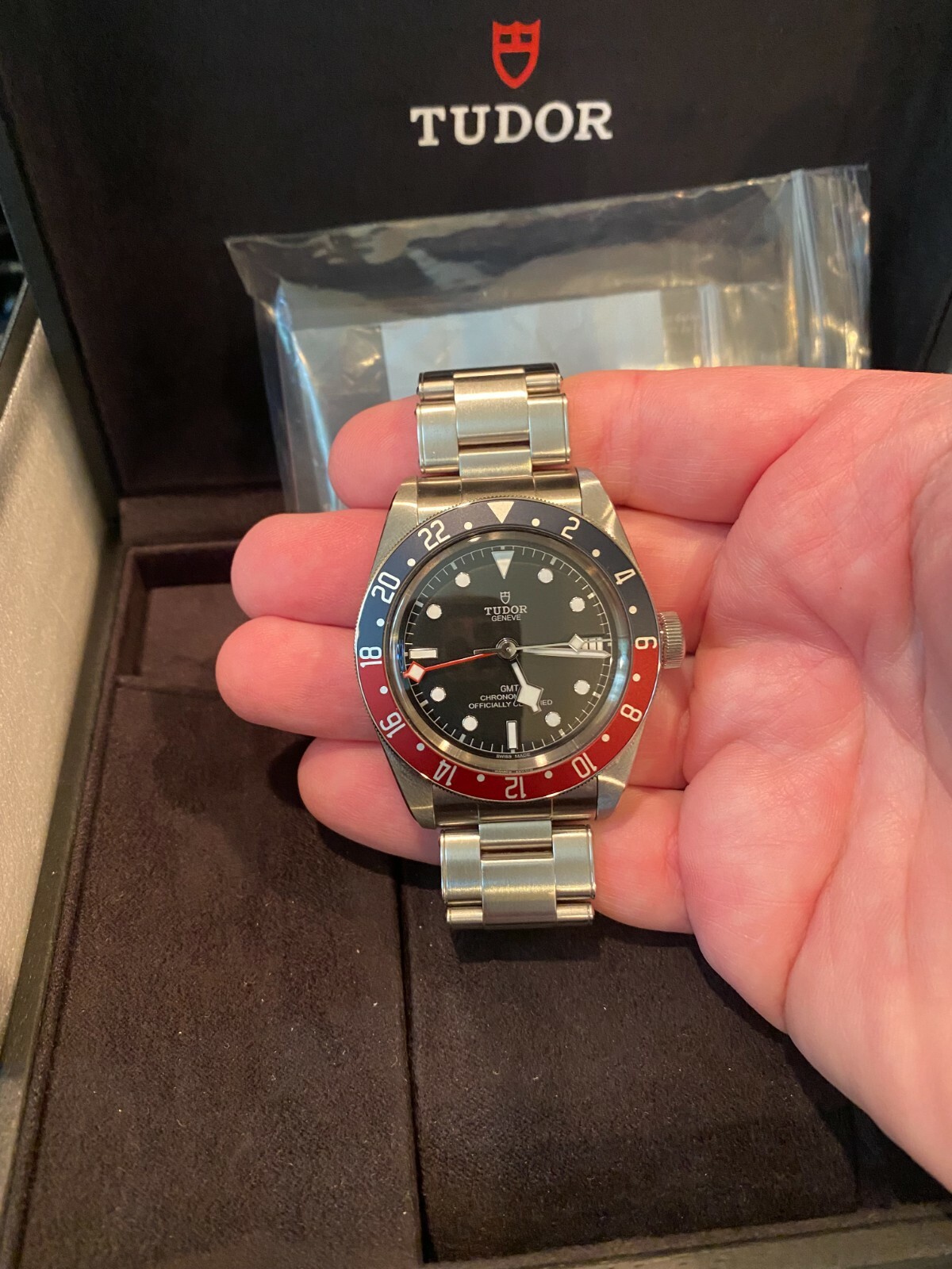 TUDOR BLACK BAY STAINLESS STEEL GMT 79830 2021 41MM Pre-Owned
