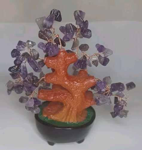 Amethyst Quartz Gem Stone Purple Crystal Feng Shui 6" - Picture 3 of 7