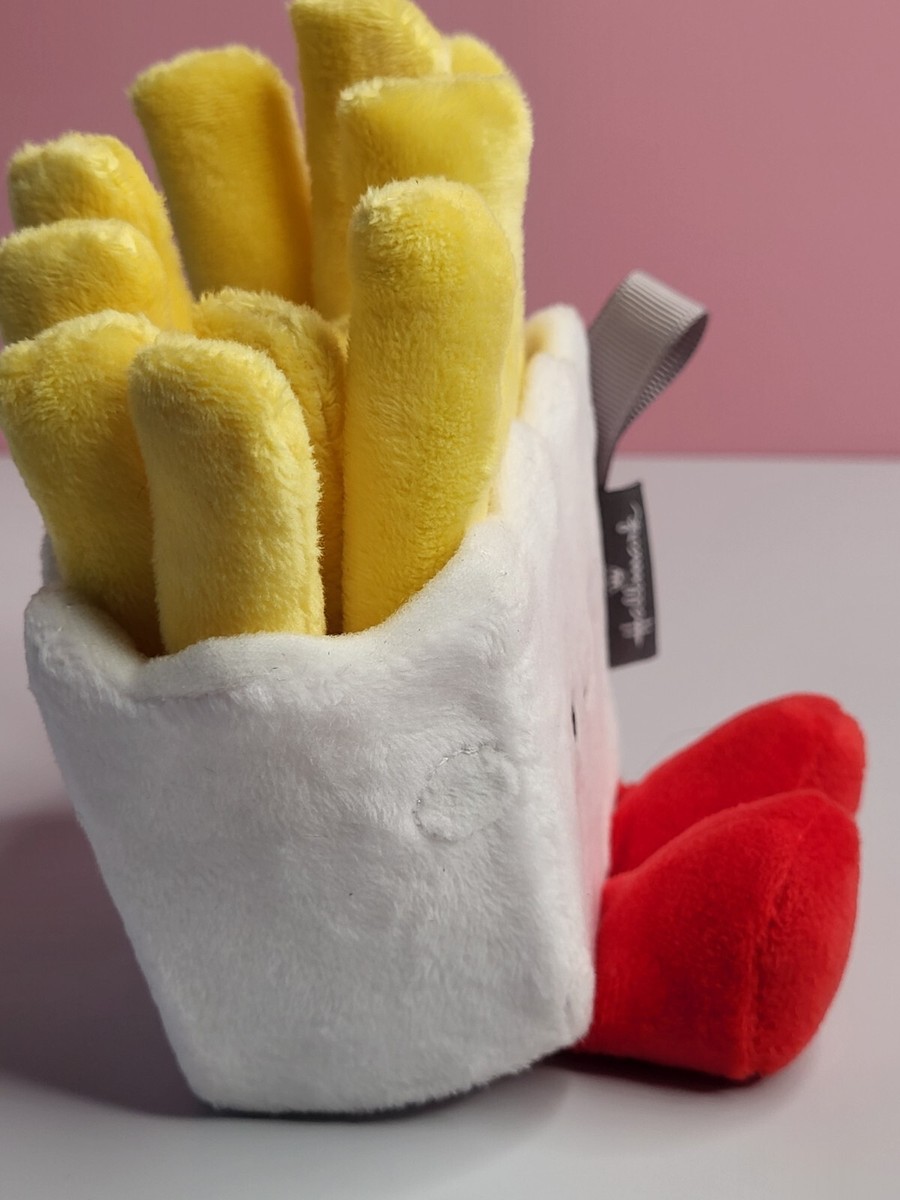 Posh Paws Frenchy The Fries 7" Plush Toy - Love Hearts 'Fries Before Guys' Cute Soft Gift