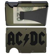 Custom ACDC Laser Engraved Wallet - Pick A Wallet Color