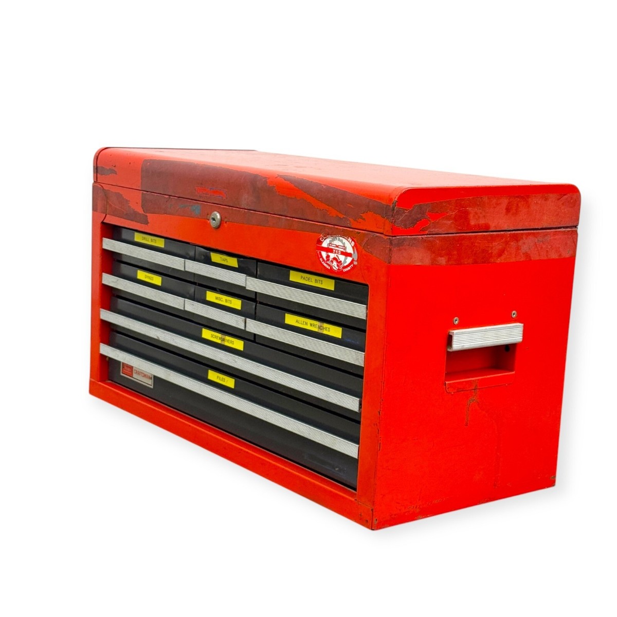 Craftsman 8 Drawer Metal Mechanics Tool Box Chest 26 x 15 x