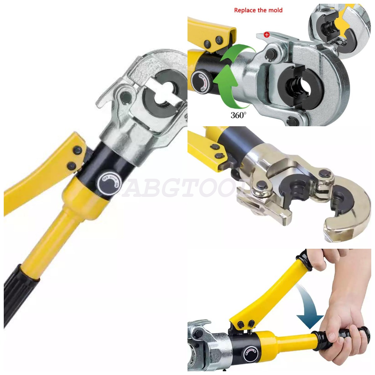 Hydraulic copper pipe crimper Plumbing alu Plastic stainless tube
