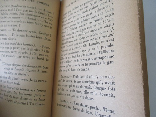 DES SOURIS ET DES HOMMES par John Steinbeck aux Editions Robert Laffont de 1946 - Foto 12 di 18