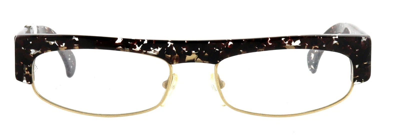 New Alain Mikli AM 616 612 260 55mm Tortoise Gold Eyeglasses Frames France 1989