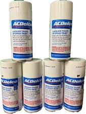 SPRAY PAINT (6-Cans) WHITE LAQUER TOUCHUP 8 oz. ACDelco 98U WA800J