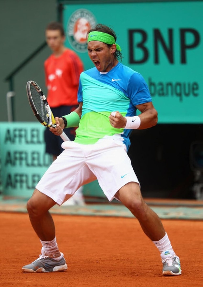 Nike Rafa Rafael Nadal 2010 French Open Tennis Court Shorts
