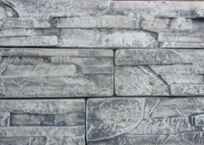 Set 5 wall stone molds poly plastic veneer brick facing moulds from 6.75" to 15"