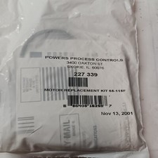 NEW POWERS PROCESS CONTROLS 227-339 MOTOR REPLACEMENT KIT 65-115F