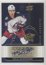 2019-20 Trilogy Rookie Renditions Gold Foil Signatures Kole Sherwood Auto 0c3