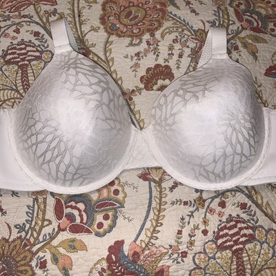 Vanity Fair 38DD Ivory Lace Style76380 Underwire Tshirt Bra