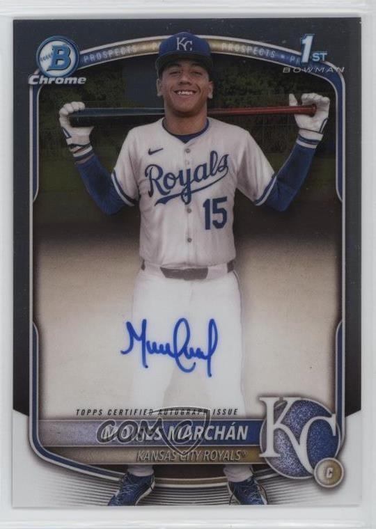 2025 Bowman Chrome Prospect Auto Moises Marchan #CPA-MM Auto 1r5z
