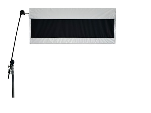 Wag Flag Wind Bag (Tarmac) Black/White 122x122cm with Frame - Imagen 9 de 10