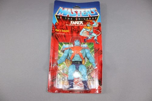 VTG 1983-86 SEALED NIB On Card He-Man MOTU Mattel Faker Action Figure