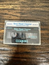 Sony 8mm Video 8 Hi8 Head Cleaner Cleaning Cassette Tape V8-25CLD