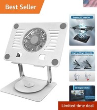 Gaming Laptop Cooling Pad with 360  Rotation Base, Ergonimic Aluminum Laptop ...