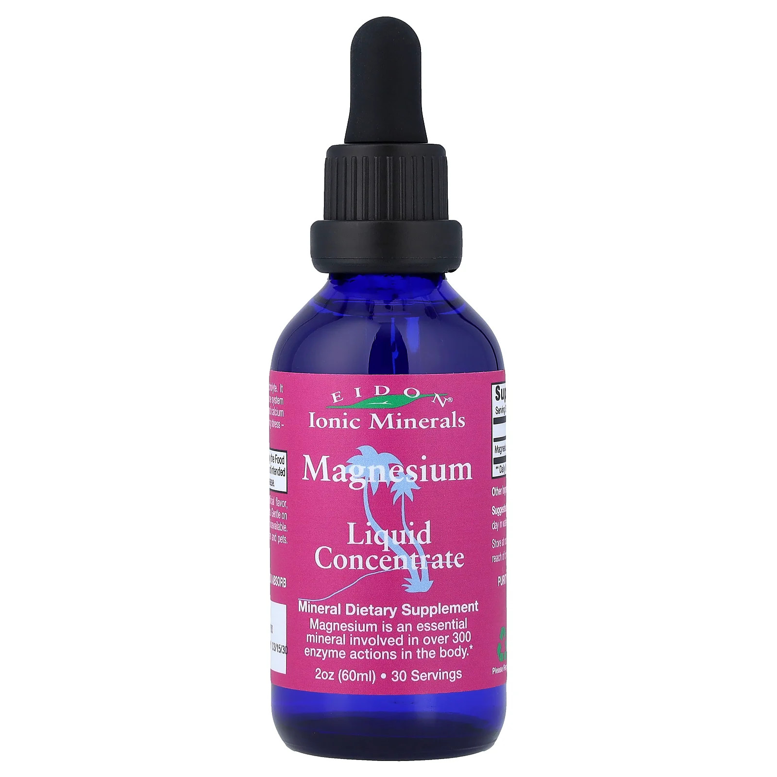 Магний, жидкий концентрат, 2 унции (60 мл)