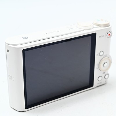 SONY Cyber Shot DSC-WX300 White Digital Camera 20x Zoom 18.2MP