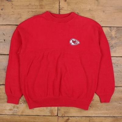 Vintage Lee Pullover Pulli XL 90s NFL USA Made Kansas City Chiefs Rundhals