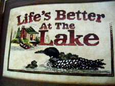 OOP Stoney Creek Magazine Cross Stitch Pattern "Life At The Lake" BOP