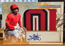 2024 Leaf Trinity Prospect Logo Patch Auto Bronze #PA-JL2 Joswa Lugo /99 Angels
