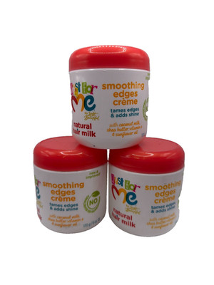 (3) Just For Me Hair Milk Smoothing Edges Creme 6 oz