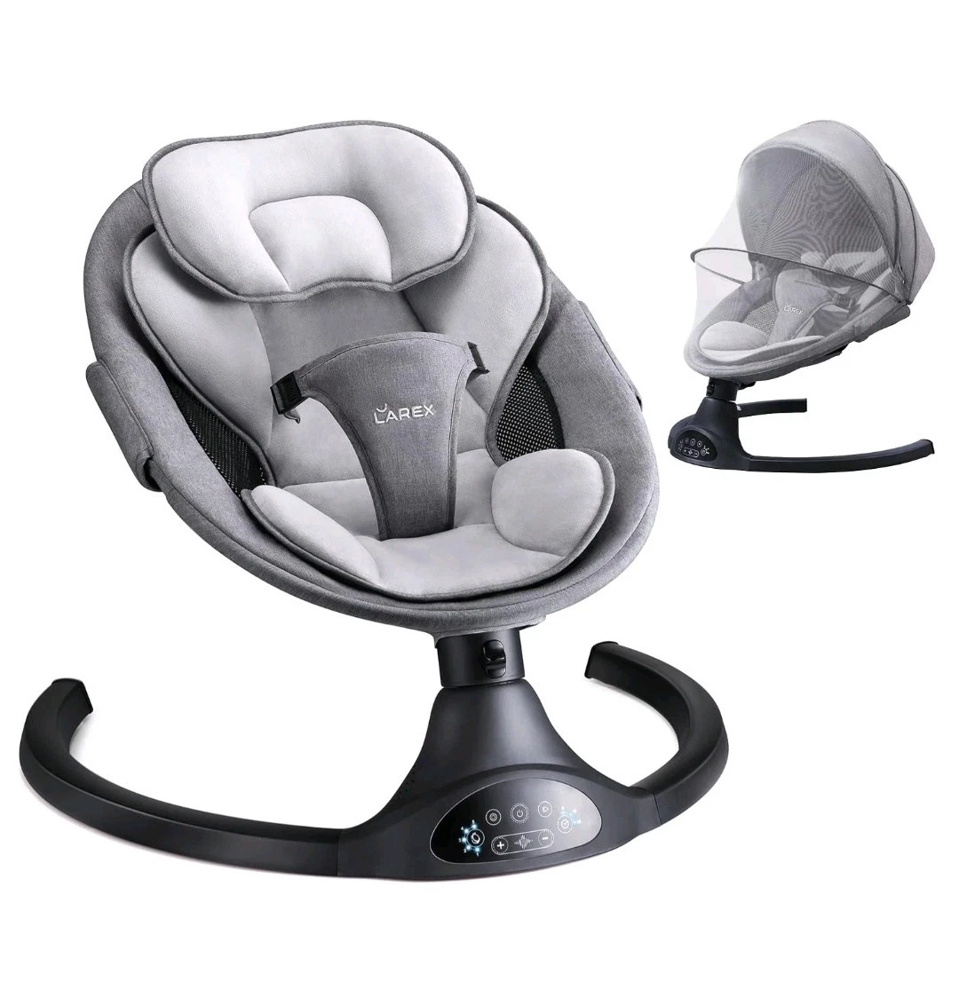LAREX Baby Swing, Electric Infant Portable Swaying Chair 5 Sway Spds, Remote New
Opens in a new wind