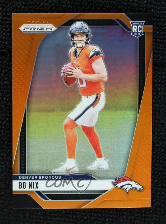 2024 Panini Prizm Rookies Orange Prizm 238/249 Bo Nix #309 3s8