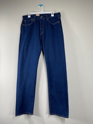 Levi's 501 ORIGINAL FIT Denim Jeans Men's 32 x 32 Mid Rise Blue Big E NWT