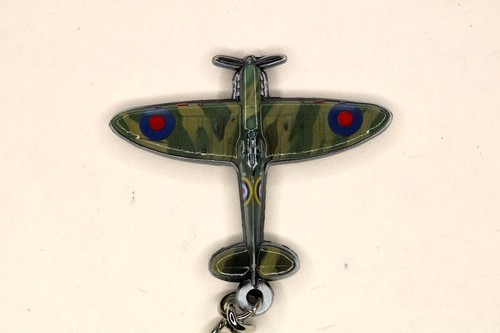 WW2 RAF British Military Aircraft Spitfire Key Fob Enthusiast Aviators Novelty - Picture 5 of 5