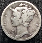 1919-P Mercury Dime 90% Silver