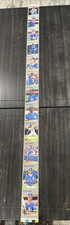 1989 Fleer KC Royals Uncut Strip W/HOFer George Brett.Saberhagen,W.Wilson,& More