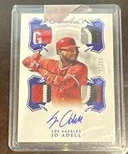 2020 Panini Flawless - Quad Patch Signatures Jo Adell #QPS-JA - /10