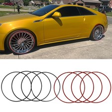For Cadillac CTS 18/19/20" 4PCS Wheel Rim Protect Wheel Hub Trim Cover Tire Ring