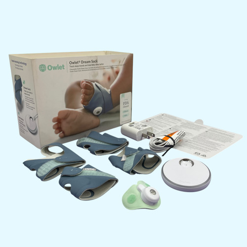 Owlet Dream Sock Sleep Tracker Baby Monitor - Blue - BM06N67MCJ #U2848 (AR)