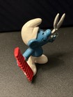 Vintage Schleich PEYO Smurf Hairdresser Barber Stylist — photo 2