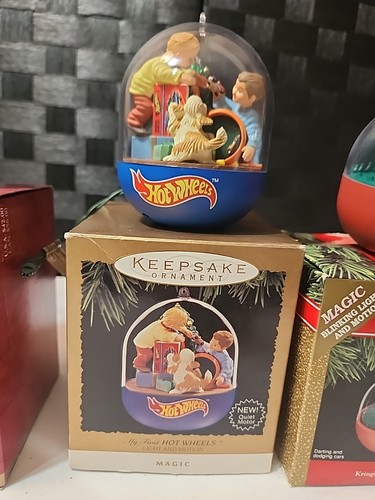 5 Hallmark Magic Keepsake Ornaments Hot Wheels Bumper Cars Mill. Express (HM3) - Picture 6 of 16