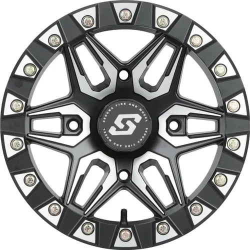 Llanta Sedona Split 6 plateada 14x7 4/110 5+2 Hisun Motors Corp USA Forge 400 16-17 Foto 4 de 4