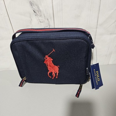 Polo Ralph Lauren Kids Polo Big Pony-Motif Zip-up Lunch Tote Box
