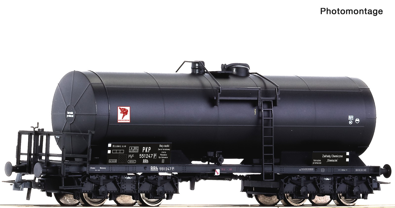 Roco RC6600174 - *PKP RRh Bogie Tank Wagon III