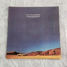 Very Nice 1976 Ford Thunderbird Fold-out Sales Brochure - Excellent Color