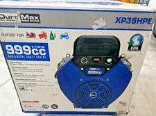DuroMax XP35HPE 999cc Gas Horizontal Shaft Engine With Electric Push Start