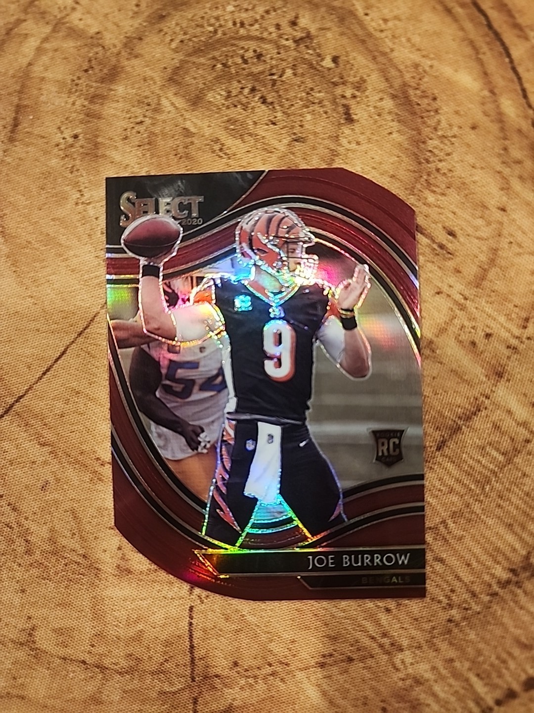 2020 SELECT FIELD LEVEL MAROON DIE CUT PRIZM JOE BURROW