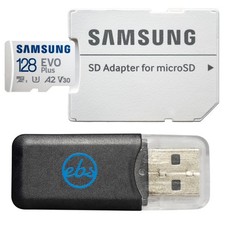 Samsung EVO Plus 128GB MicroSDXC SD Card Works with GoPro Hero 10, Hero 9, He...