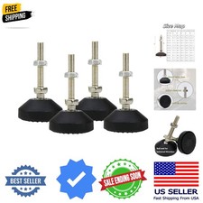 M8x50mm Adjustable Leveling Feet 4Pcs, 2.83 I...