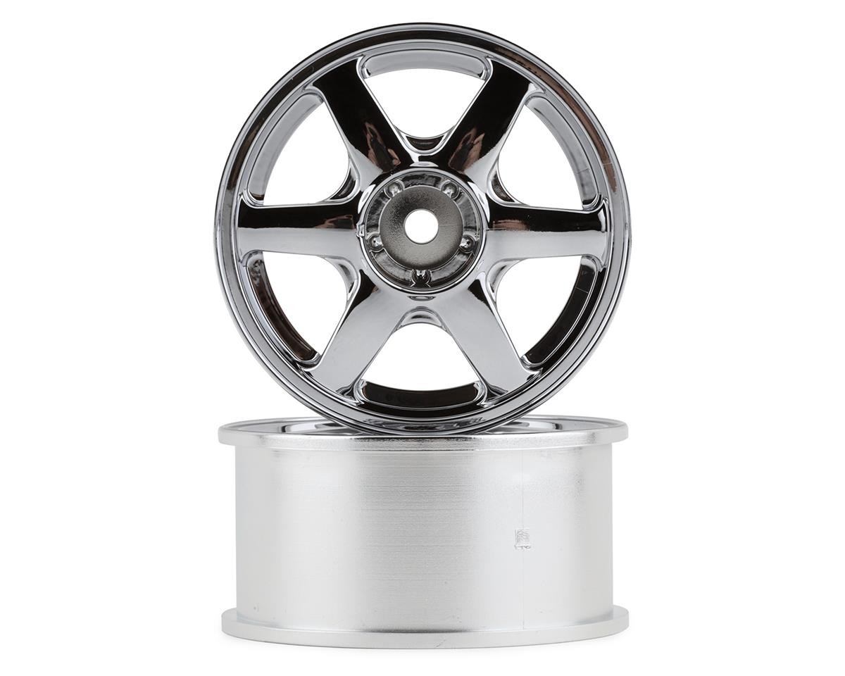 Mikuni Yokohama AVS VS6 6-Spoke Drift Wheels (Polished Silver) (2