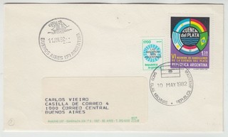 1982 FALKLAND WAR LAS MALVINAS SON ARGENTINAS cover to BUENOS AIRES special cd