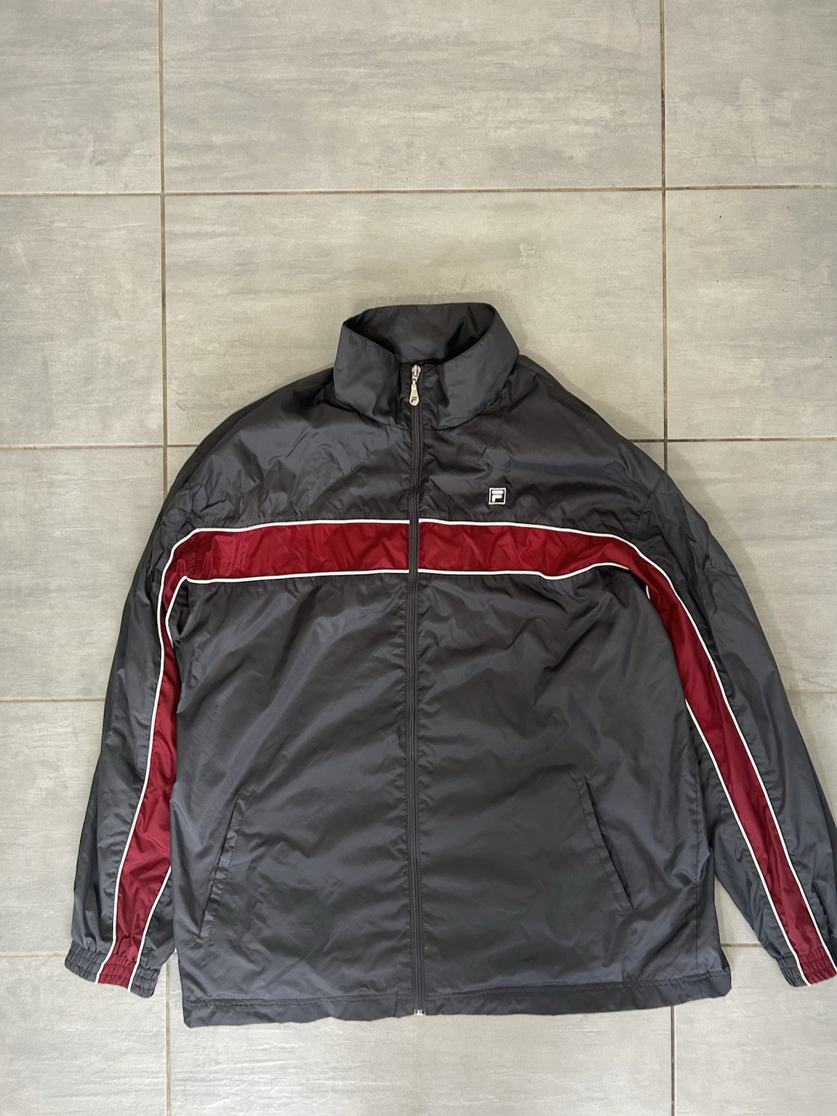 Giacca a vento leggera Fila full zip track jacket uomo XL