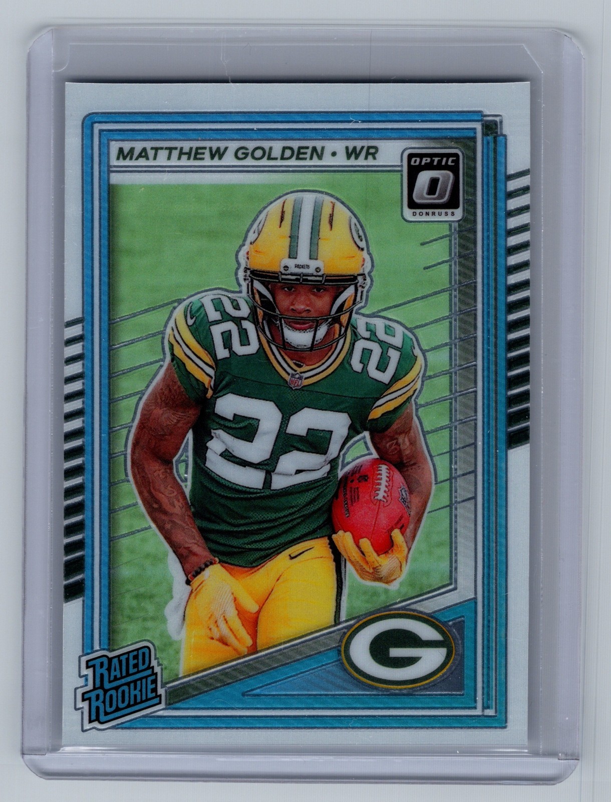 2025 Panini Donruss Optic MATTHEW GOLDEN #205 Rated Rookie RC Packers